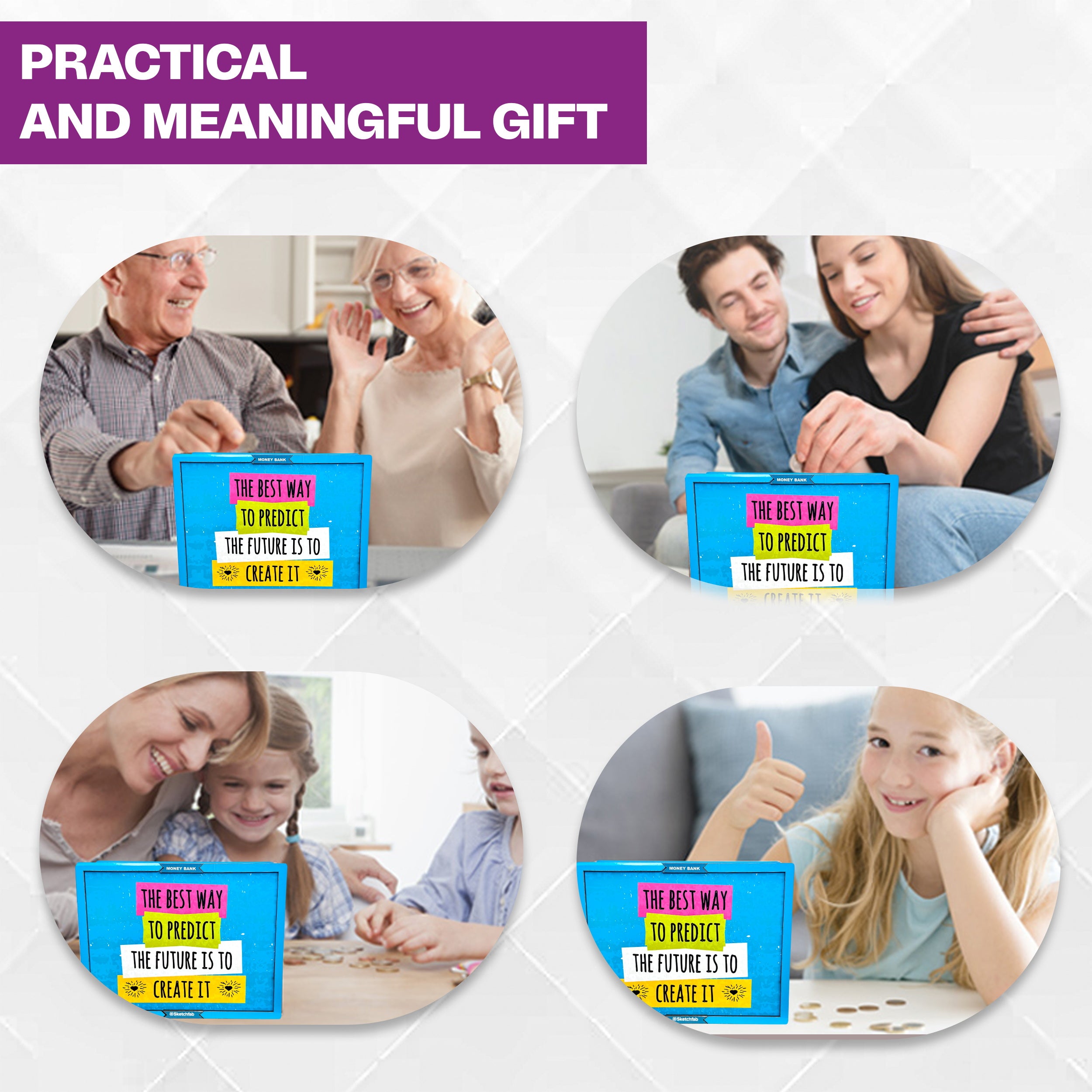 Sketchfab 1 Lakh Money Saving Piggy Bank (Motivation)