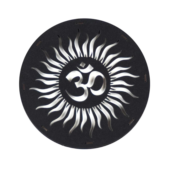 🕉️ Om Mandala Art with Backlight (🎁 FREE 📿 Rudraksha Bracelet 🎁)