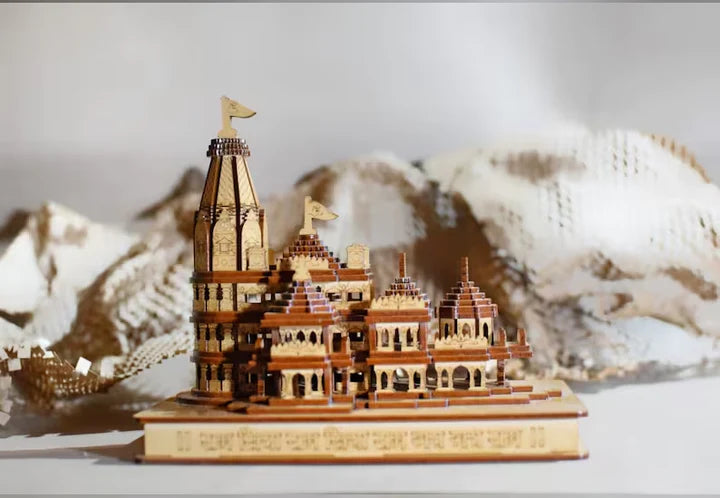 SHREE RAM JANMABHOOMI WOODEN TEMPLE, AYODHYA- HANDCRAFTED