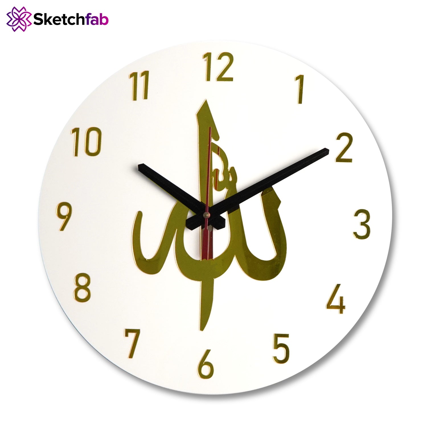 ALLAH wall clock -Muslim Design -1520169