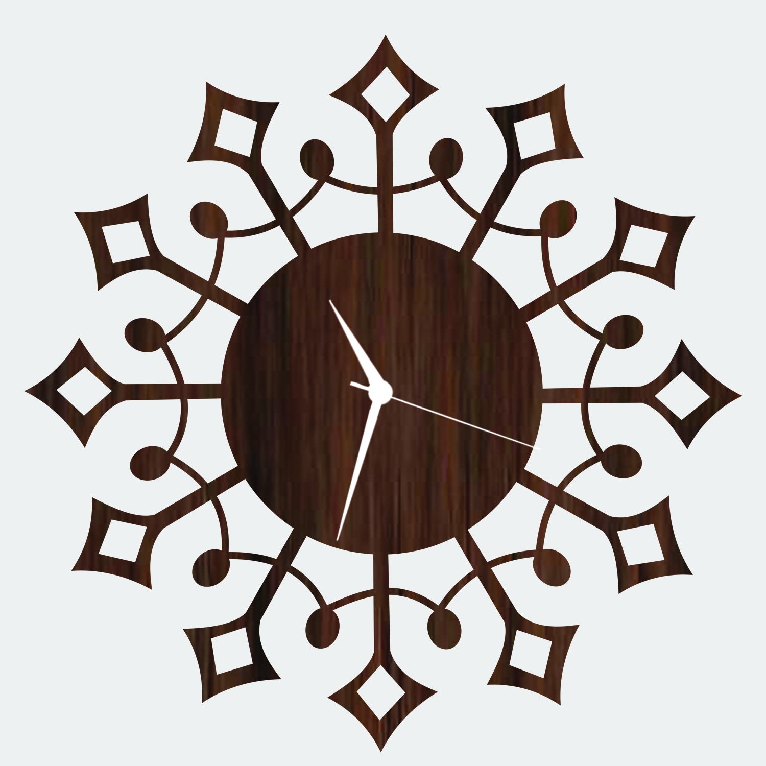 Beautiful Diamond Design Wall Clock (1510052)
