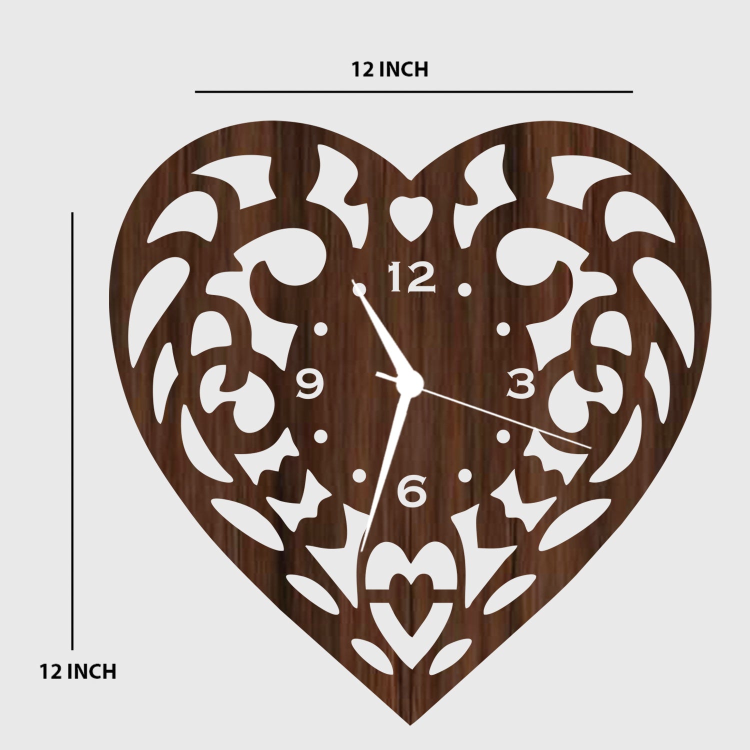 Heart Design Wall Clock (1510055)