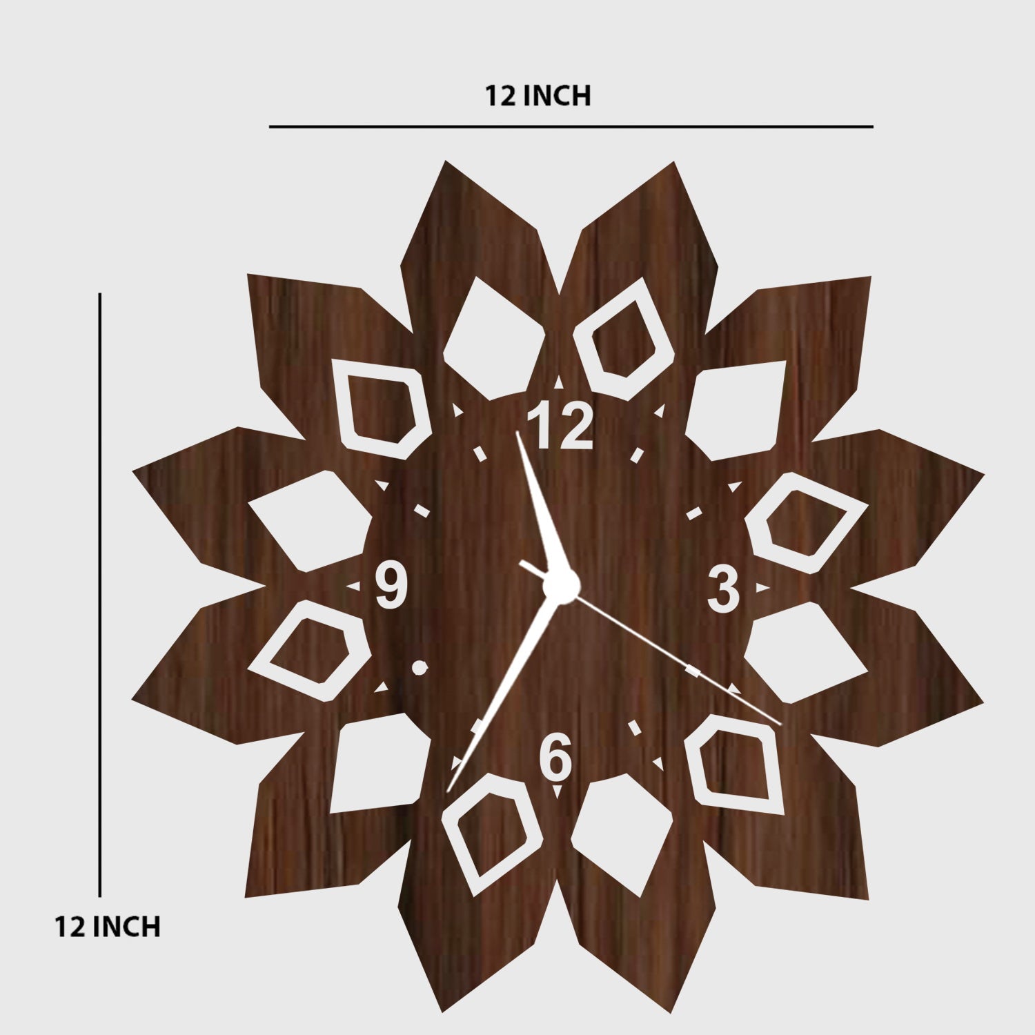 Sunflower Design wooden Wall Clock (1510059)