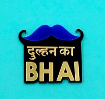 Dulhan ka bhai,Dulhan ke papa Acrylic brooches