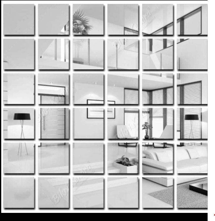 Sketchfab Decor Big Square D Acrylic Decorative Mirror Murals Wall Stickers