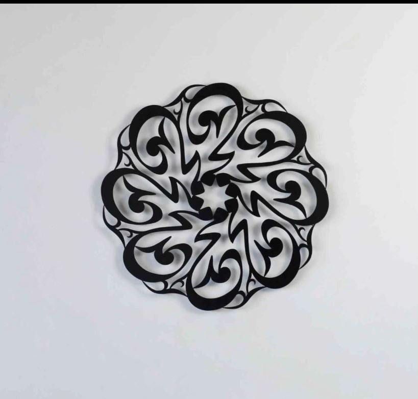 Prophet Muhammad (pbuh) Names Acrylic  Islamic Wall Art