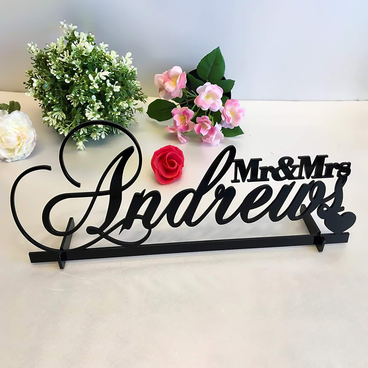 Sketchfab (Happy Valentine Day) Valentine Wall Hanging Sign Gift for Couples