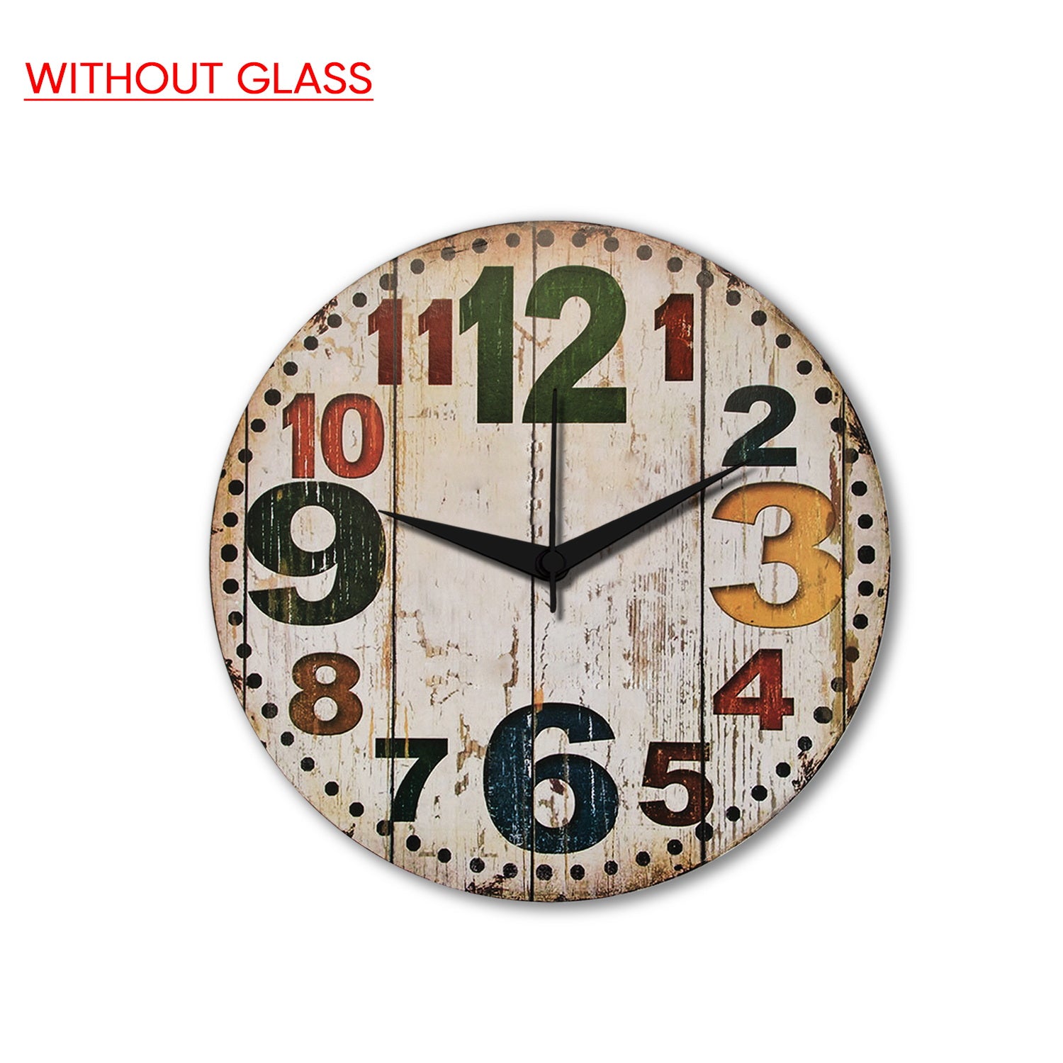 Wall Clock Attractive Print Round Wall Clock (LC-1510110)