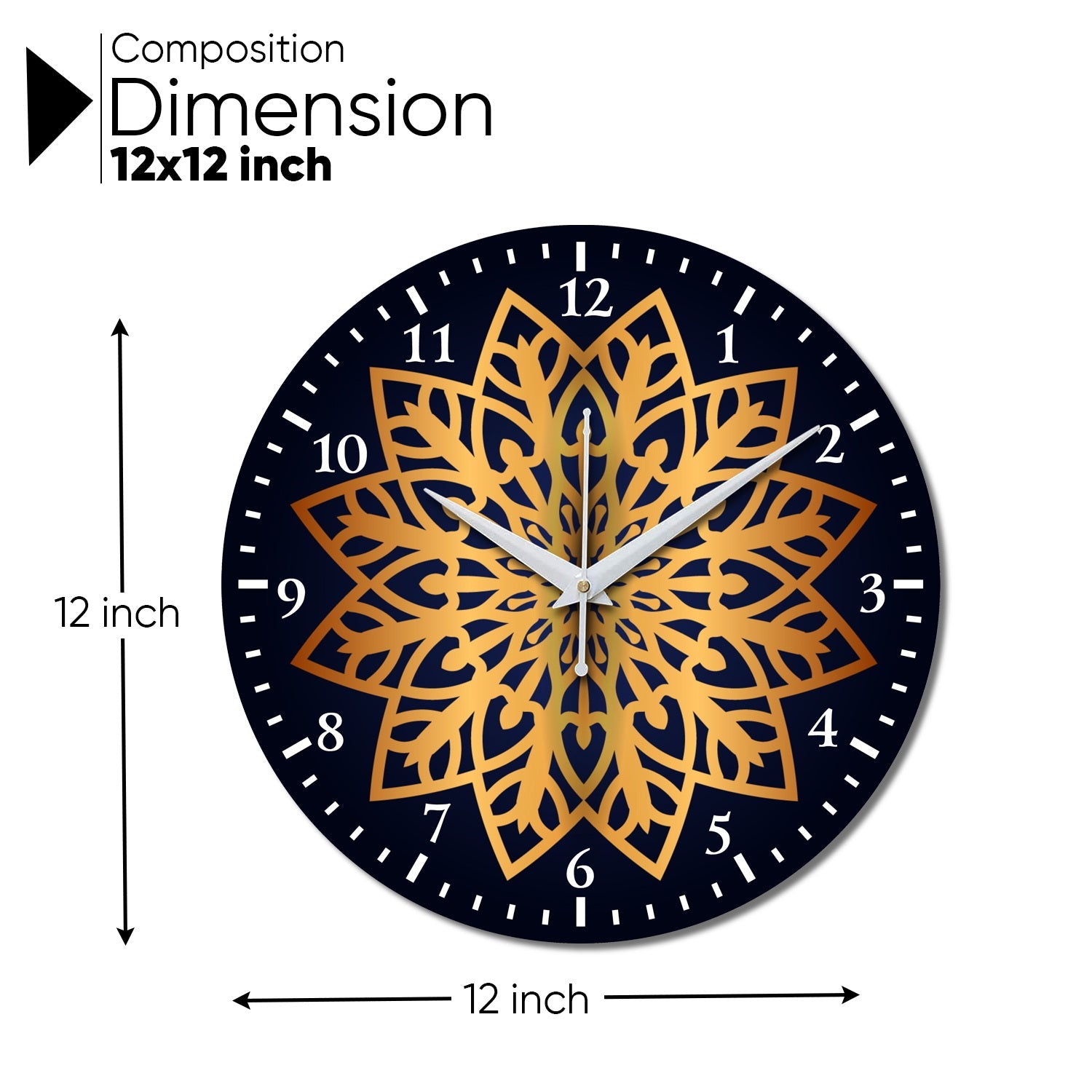 Wall Clock Attractive Print Round Wall Clock (MADE IN INDIA)