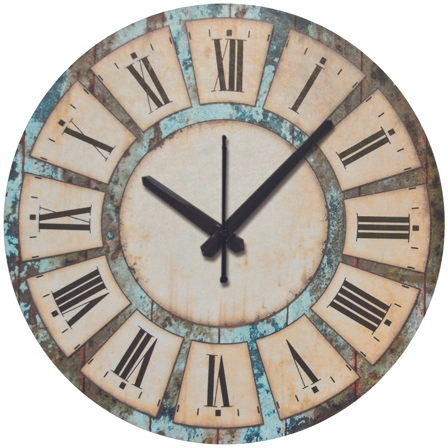 Wall Clock Attractive Print Round Wall Clock (LC-1510114)